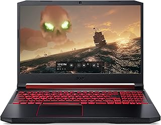 لابتوب العاب ايسر نيترو 5 بمعالج انتل كور i5-9300H الجيل التاسع وبطاقة نفيديا جيفورس GTX 1650 وشاشة IPS FHD 15.6 انش وذاكرة DDR4 8 جيجا وSSD 256 وواي فاي 6 وكيبورد باضاءة خلفية واليكسا مدمج