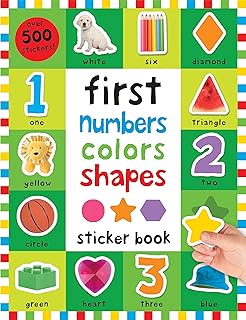 MACMILLAN First 100 Stickers: First Numbers, Colors, Shapes