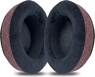 Nullmini Replacement Ear Pads for HyperX Cloud 1/I/2/II/3/III/Pro/Core/Alpha/Alpha S/Flight/Stinger/CloudX/Silver Headphones, Cooling Gel, Earmuffs, Headset Case, Ear Pads (Velvet)