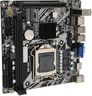 لوحة أم انتل للألعاب للكمبيوتر LGA 1155 واي فاي مقبس ITX وذاكرة DDR3 ومنفذ PCIe 16X وUSB 2.0 وواي M.2 مستديمة M.2 HDMI وVGA H6 ME زودو 3 فاجويز 9