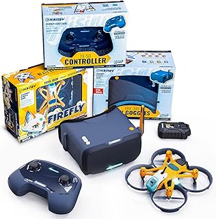 HISINGY Firefly FPV RTF Kit, Mini Drones for Kids and Beginners with FPV Goggles, APP Control, Altitude Hold, DIY Accessories Available, Kids Toys for Boys and Girls, Gift Toys for Birthdays