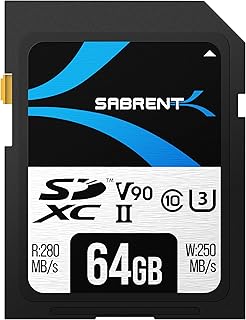 سيبرينت بطاقة ذاكرة روكيت v90 64GB SD UHS-II R280MB/s W250MB/s (SD-TL90-64GB)