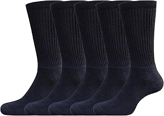 SÄTF Unisex Sports Socks Tennis Socks Training Socks Anti-Hole Cushioned Crew Socks Antibacterial Performance Socks Against Sweaty Feet