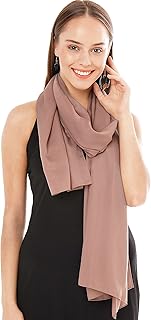 Shawl Factory HEIDI Long Soft Sheer Chiffon Scarf for Women Wrap Shawls and Wraps Fashion Scarfs