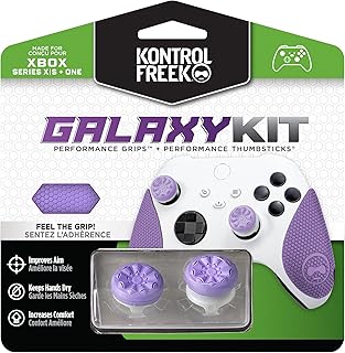 KontrolFreek Performance Kit Galaxy XBX/XB1: Aim better, play longer, win more, Raised profile for precision and control, durable, non-slip material