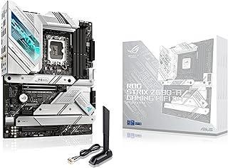 اسس لوحة ام للالعاب روج ستريكس Z690-A D4 LGA1700 (انتل الجيل 12) ATX (PCIe 5.0، DDR4، مراحل طاقة 16+1، واي فاي 6، شبكة محلية LAN 2.5GB، بلوتوث v5.2، ثاندربولت 4، 4xM.2 وUSB امامي 3.2 جيل 2×2 نوع C)