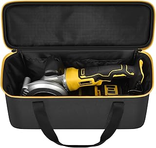 Tool Bag for DEWALT ATOMIC 20V MAX/for DOVAMAN/for Worx WX439L/ for GALAX PRO Circular Saw Storage Organizer for Blade, Adapter, Blade Wrench, and Rip Guide（Case Only）