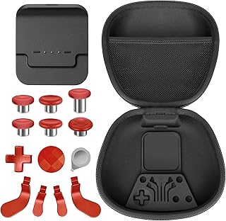 Complete Component Pack for Xbox Elite Wireless Controller Series 2，package Includes 1 Carrying Case 1 Dock, 4 Paddles, 2 DPads, 6 Thumbsticks,1Tool, for Xbox One Elite Series 2 Core Replacement Parts