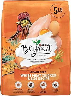 Purina Beyond Grain Free, Natural Dry Cat Food, Grain Free White Meat Chicken & Egg Recipe - 5 lb. Bag