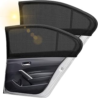 Sun Protection Car, Universal Sun Visor Car Net, Car Sun Protection for Children, Side Window Sun Protection, Car Window Sun Shade Rear Window for Protects Baby, Children, Pets (XL)