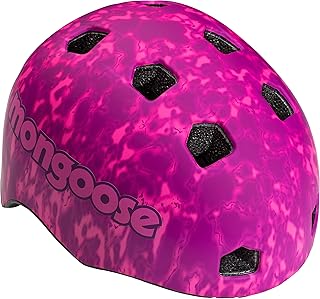 Mongoose All Terrrain and Outtake BMX Bike Helmet, Kids and Youth, Multi Sport, Multiple Colors