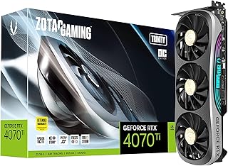 زوتاك بطاقة عرض مرئي للالعاب جيفورس RTX 4070 Ti ترينيتي OC DLSS 3 12GB GDDR6X 192 بت 21 جيجابايت في الثانية PCIE 4.0 تبريد متطور ايس ستورم 2.0 اضاءة RGB سبيكترا ZT-D40710J-10P