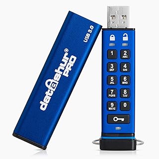 اي ستوراج ذاكرة فلاش ستيك برو سعة 64 جيجابايت بمنفذ USB 3.0 من داتاشور - ازرق، سعة 64.0 GB