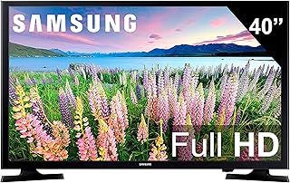 سامسونج تلفزيون LED ذكي 40 بوصة FHD 1080P (UN40N5200AFXZA، موديل 2019)، أسود