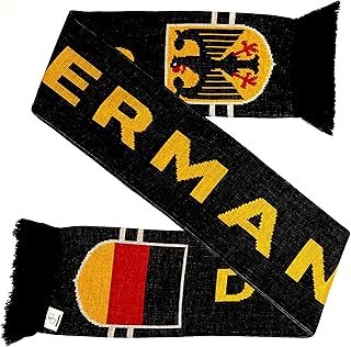 Deutschland Germany Football Knit Scarf