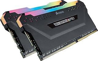 كورسير ذاكرة كمبيوتر مكتبي LED RGB برو 16GB (2×8GB) DDR4 3000MHz C15 من فينجيانس - اسود