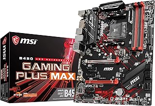 MSI لوحة ام للالعاب AMD رايزن الجيل الثاني والثالث AM4 M.2 USB 3 DDR4 DVI HDMI كروس فاير ايه تي اكس B450 جيمنج بلس ماكس من بيرفورمانس اس اي Socket AM4