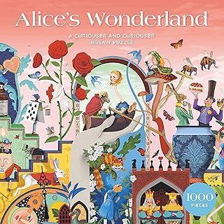 Alice's Wonderland: A Curiouser and Curiouser Jigsaw Puzzle، من لورانس كينغ، طفل