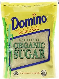 Domino Organic Raw Cane Sugar, 680 g