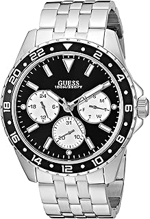 Guess Men's Analog Watch with Stainless Steel Strap