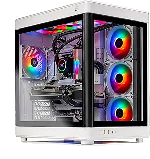 سكاي تيك جيمينج كمبيوتر العاب بريسم بمعالج انتل i7 13700K 3.4GHz وRTX 4080 وذاكرة مستديمة 1TB الجيل الرابع وذاكرة RAM DDR5 32GB RGB و1000 واط ذهبي ATX 3.0 PSU وواي فاي وويندوز 11 هوم وكيبورد RGB وماوس