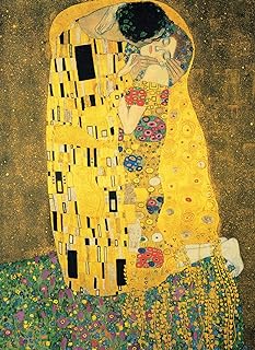 بالاس ليرنينج ملصق مطبوع عليه The Kiss by Gustav Klimt - 18 بوصة × 24 بوصة - طباعة فنية راقية كلاسيكية