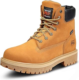 حذاء Timberland PRO رجالي ذو رباط أمامي ناعم بطول 15.24 سم، من تيمبرلاند برو، مطاط