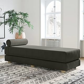 Jaxx Alon Daybed | سرير قابل للطي | مرتبة مقاس الملكة - فحمي