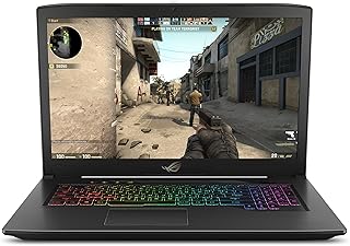 لابتوب العاب اسوس روج ستريكس سكار 17.3انش 120Hz 3ms FHD كور i7,8750H جيفورس GTX 1060 6 و16 و256 PCIe SSD وفاير كودا 1TB، ويندوز 10 , GL703GM,DS74 ب 16 GB د د ار4