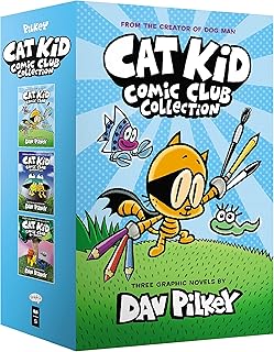 مجموعة Cat Kid Comic Club: من Creator of Dog Man Club #1-3