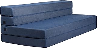 Milliard Tri-Fold Foam Folding Mattress and Sofa Bed for Guests - Queen 78x58x4.5 Inch