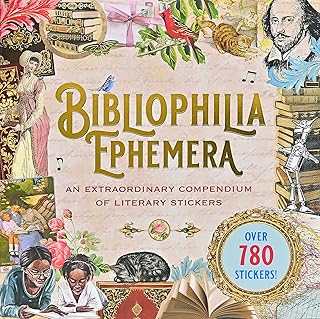 Bibliophilia Ephemera Sticker Book (Over 780 Stickers)