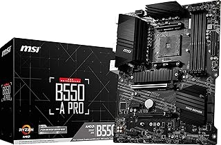 ام اس اي لوحة برو سيريز B550-A ايه ديAM4 DDR4 منفذ الملحقات الاضافية السريع 4.0 ساتا 6 جيجابت/ثانية ام.2 يو بي 3.2 الجيل الثاني HDMI/DP تي اكس Socket AM4