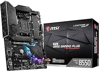 MSI لوحة ام للالعاب B550 بلس من بي جي AMD AM4 DDR4 منفذ الملحقات الإضافية السريع 4.0 ساتا 6 جيجابايت/ثانية M.2 USB 3.2 الجيل الثاني HDMI/DP ATX Socket AM4