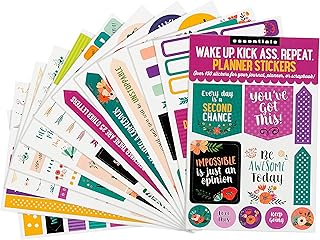 Essentials Wake Up, Kick Ass, Repeat. Planner Stickers