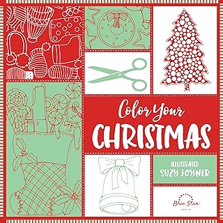 Color Your Christmas: A Crafty Christmas Adult Coloring Book