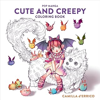 Watson-Guptill Pop Manga Cute and Creepy Coloring Book