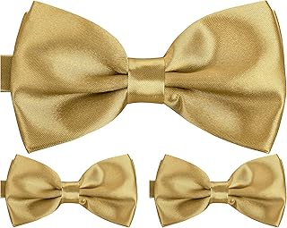 Men's Bow Tie Set of 3 Bow Tie for Men Suit Bowtie