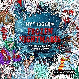 Castle Point Books Mythogoria: Frozen Nightmares: A Chilling Horror Coloring