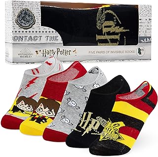 Trainersocken, Flinge & Sneakersocken Fr Damen, Keine Vorstellung Socken Bunt fr Freizeitkleidung, Bequem und Coole Socken, Satz mit 5 Paaren, Passend fr Gre 36-40, Schwarz/Grau